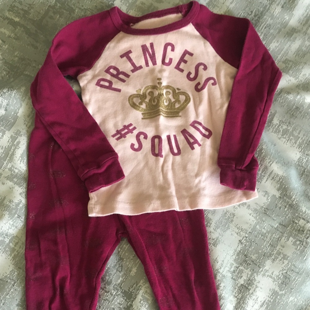 Princess Squad baby girl pj
